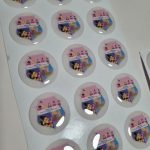 Dome para producto circular personalizado con logo — PinsPro Chile