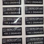 Dome para vehículo rectangular personalizado con logo — PinsPro Chile