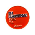 Pin metálico esmaltado personalizado con el logo de la empresa — PinsPro Chile