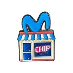 Pin metálico esmaltado personalizado con el logo de la empresa — PinsPro Chile