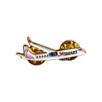 Pin metálico esmaltado personalizado con el logo de la empresa — PinsPro Chile